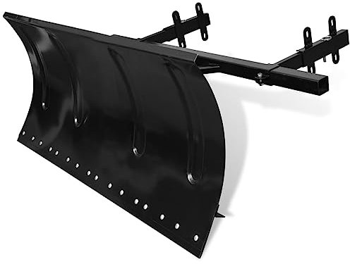 Cozynest Schneeschild für Pflug, Schneeschaufel, Schneeschild, Schaufel, Schneefräse, Schneeschilder, Schneeschieber Schneeschild für ATV 150x38 cm Schwarz