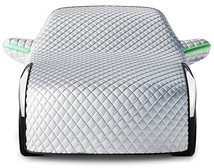 Flaconi Protege Pare Brise Voiture,Couverture Voiture,Protection Pare Brise Givre,Couverture Pare Brise de Voiture Universelle,Protege Pare Brise Hiver,Convient à la Plupart des Voitures et des SUV