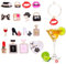 CIATBYYJ 16 Pcs Wines Glass Charm for Women Girl, Not Assemble Wine Charms for Stem Glasses, Wine Charms for Distinguishing, Glass Charm for Party Bar Wedding Birthday Valentines Decorations Gift