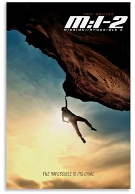 HUERIER Mission Impossible Poster für Schlafzimmer, Wanddekoration, rahmenlos, 20 x 30 cm