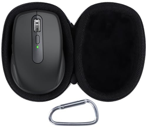 Peyyargo Dur Étui de Protection Compatible avec Logitech MX Anywhere 2S/3S/3/2 Silencieuse Souris
