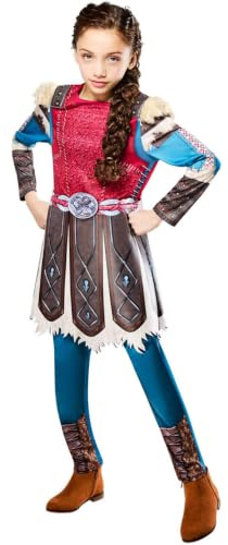 Rubies Official How To Train Your Dragon, Astrid Battlesuit Child Costume, Kids Fancy Dress