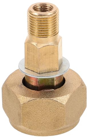 TOYANDONA Outdoor Gas Adapter Kupfer Propangas Ventil Konverter Robuster Camping Gaskocher Anschluss Für Europäische Gasflaschen Schlauch Gaskartuschen Zubehör
