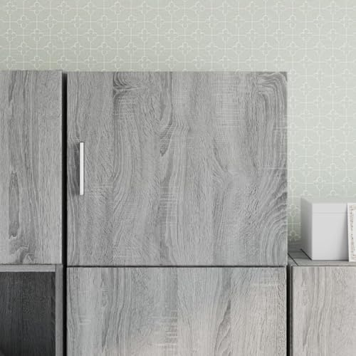 Mandloder Wandschrank Grau Sonoma, 45x42,5x40 cm, Holzwerkstoff, langlebig, platzsparend, vielseitig, für Wohnzimmer, Schlafzimmer, Garage, Hängeschrank