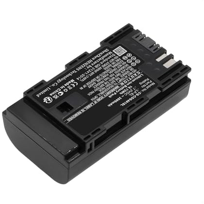 Batterie D'éclairage Stroboscopique LP-EL 7,2 V 2600 MAh, Compatible avec Canon Speedlite EL‑1 DS401231