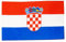 Fahne Flagge Kroatien 30 x45 cm