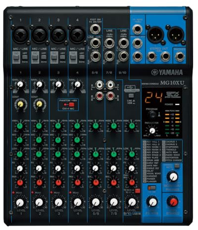 YAMAHA MG10XU 10-Input Stereo Mixer with Effects
