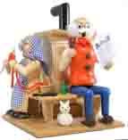 Rudolphs Schatzkiste Räuchermann Oma und Opa am Ofen BxHxT 15x20x15cm NEU Rauchen Rauchfigur Rauchmann Räucherfigur Räucherkerze Smoker Kerze Figur Mann Holz Seiffen Erzgebirge Holz Schnee Dekoration
