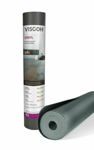 VISCOH VINYL Trittschalldämmung für VINYL |LVT/Designböden | Dämmung (1 Rolle 12,5m²)