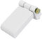 sourcing map Bisagra plegable de Bandera de Ventana de plástico PVC en forma de T de tornillo metálico Fijo blanca
