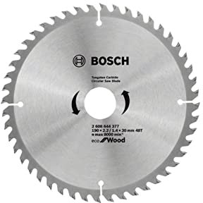 Bosch Professional 2608644377 Speedline TCT Circular Saw Blade, Silver, 190 x 30 mm