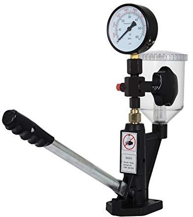 Moracle Comprobador de Inyector de Combustible 400Bar 6000PSI Diesel Inyector Boquilla Probador para Boquilla de Inyector del Diesel para Ajustar Presión