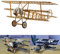 Fokker Dr.1 Slow Flyer model aircraft kit, scale 1:20, 358 mm wingspan, RC model aircraft kit, diy airplane to build yourself, laser-cut balsa wood components, 358 x 280 x 135 mm, 48 g RTF