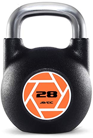 Kettlebells AGYH Schwarze Sportliche High-End Stahl, Kurzhanteln Für Matte Haushaltsfarben, 8-kg-28-kg-Ganzkörpertrainingsgeräte (Size : 28kg)