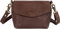 HOLZRICHTER Berlin Umhängetasche No 1-1 (S) dunkelbraun - Kleine Handtasche für Damen handgefertigt aus Premium-Leder…