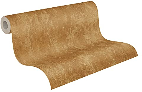 A.S. Création Vintagetapete Havanna Tapete in Vintage Rost Optik Vliestapete goldfarben metallic glänzend fein strukturiert 380443