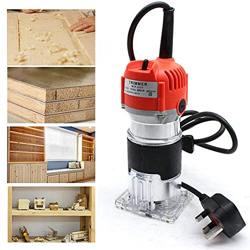 SHZICMY 1/4'' Electric Hand Trimmer Wood Laminator Palm Router Joiners Laminate Trimmer