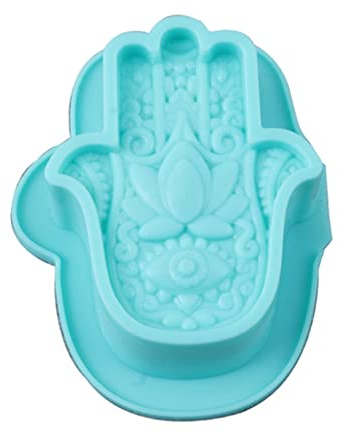 Moule en silicone en forme de main de Fatma pour cuisson de muffins, cupcakes, chocolats, desserts, fatma, œil de dieu, bougies, cristaux de chocolat, savon d'Halloween