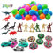24 stopfbare Plastik-Ostereier, stopfbare Ostereier-Spielzeuge, Oster-Überraschungseier für Kinder, Ostereier-Sets, Ostergeschenke für Kinder