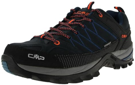 CMP Rigel Low Trekking Shoes WP Men Größe 42 27NM b.Blue-Flash orange