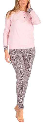 o-day De Fonseca Pigiama Donna Invernale Caldo Cotone 100% Set Lungo con Pantalone Comodo Due Pezzi Homewear Inverno
