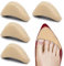 WLLHYF 2/3 Paar weicher Schwamm einstellbar Schuh Filler Unisex wiederverwendbar machen Schuh zu groß Inserts Big Toe Plug Fuß Klammer Schuh Pads für hohe Ferse Frauen (Skin, 2 Paar)