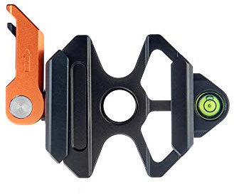 3 Legged Thing Lever Clamp - Left or Right Hand Use Dual Stage Lever Mechanism for Arca-Swiss Compatible Release Plates - No Plate (LV-NKCL)