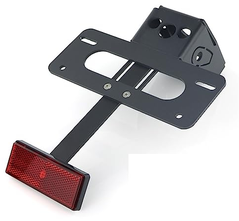 Qwtdaya Motorrad Fender Eliminator Rear Tail Tidy Kennzeichenhalter Halterung Für Kawasaki Für Z650 Für Ninja 650 2017-2022 Motorrad-Kennzeichenhalter