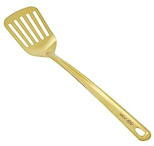 HOOZ 1x Pfannenwender Gelocht, Edelstahl Küchengeschirr, Verfügbar Küchenhelfer auch 1xSuppenkelle, 1x Schaumlöffel, 1x Spaghettilöffel, 1x Servierlöffel (Pfannenwender Gelocht, 1)