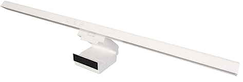 Lámpara de Monitor de Computadora, Barra de Luz de Monitor de Pantalla para el Cuidado de los Ojos, 3 Modos de Luz Conmutables, Control Táctil Regulable Continuo, Barra de Luz de (Blanco)