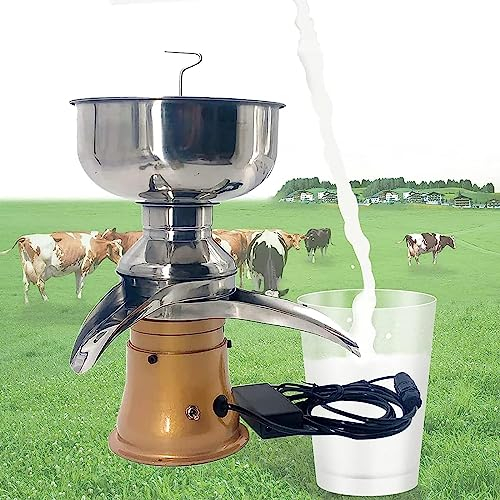 50L/H Milk Cream Centrifugal Separator - Professional Kitchen Centrifuge for Raw or Whole Milk, Electric Butter Skimming Machine - Turn Milk into Cream and Skim Milk
