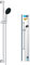 GROHE Vitalio Start 110 Ensemble de Douche (Pommeau de Douche 11cm 2 jets, Barre 90cm, Flexible de douche 1.75m), Economie d'Eau, A coller avec GROHE QuickGlue ou à visser, Chromé, 26955001