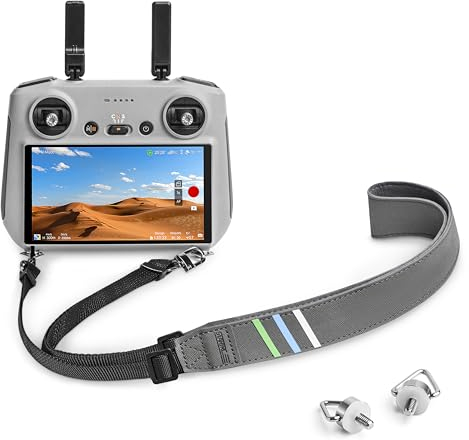 STARTRC Lanyard Gurt für DJI RC/RC 2/RC Pro/RC Plus Controller, Mini 4K/Mini 3 Pro/Mini 4 Pro RC2 Gurt RC Neck Strap, Leather Lanyard Kompatibel mit Mini 3 Pro/Mini 4 Pro Remote Controller Zubehör