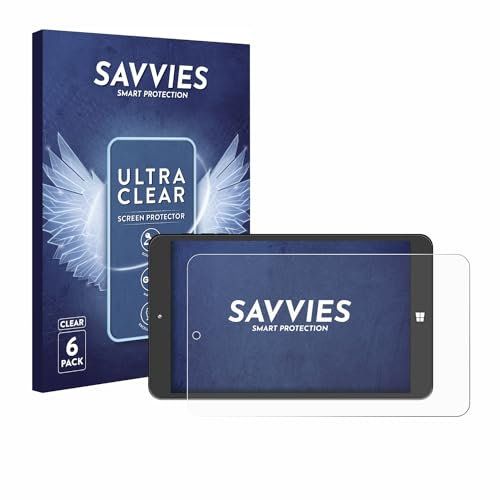 savvies (6 Pezzi Pellicola Protettiva per SZTPS Tablet 8 Protezione Schermo Trasparente