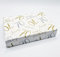 Geschenkpapier zum 70. Geburtstag, Aufschrift Happy Birthday, Weiß / Gold / Silber, Unisex, Alter 70. Geburtstag, männlich, weiblich, 2 Bögen