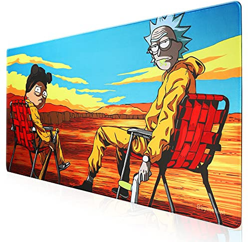 Gaming Mouse Mat Large Mouse Pad XL Mouse Pad Table Mat Large Size Stylish patent Desk Mat Rubber Base with Smooth Surfaces Non-slip (9040 yellow B11)