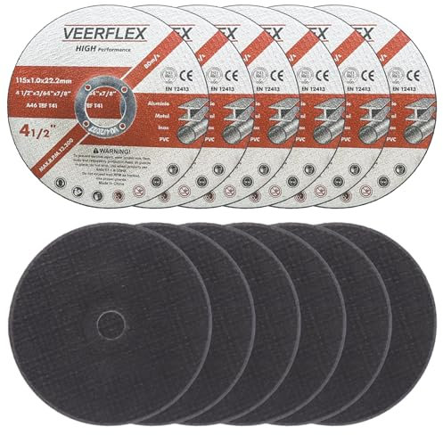 12 Pcs 115mm Cutting Discs, Angle Grinder Discs For Cutting Metal, Wood