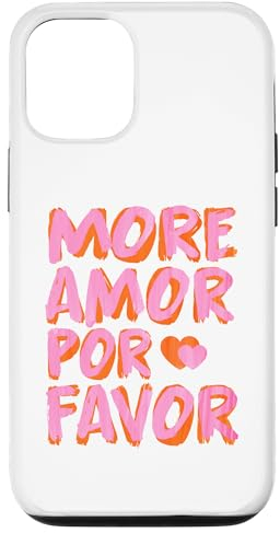 MORE AMOR POR FAVOR X Mehr Liebe - Selbstliebe Selflove Hülle für iPhone 12/12 Pro