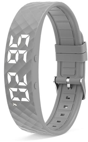 findtime Digital Uhr Herren Damen Armbanduhr Schrittzähler ohne App und Handy Fitnessarmband Kalorien Digitaluhr Schlaftracker Fitnessuhr Fitness Tracker Junge Mädchen Wecker Wasserdicht