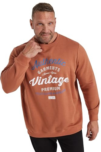 BadRhino Big & Tall Rust 'Authentic Vintage' Graphic Sweatshirt - Men's - Plus Size Curve