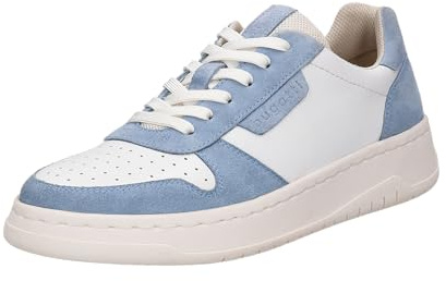 bugatti Damen Low-Top Sneaker, Frauen Schnürer,schnürschuhe,Halbschuhe,Business,Freizeit,Schnuerschuhe,Light Blue/White (4220),38 EU/EU UK