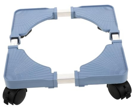 Cabilock Gas Bottle Stand Flowerpot Bracket Heavy Duty Easy Rolling Base No Tool Assembly for Fridge Washing Machine