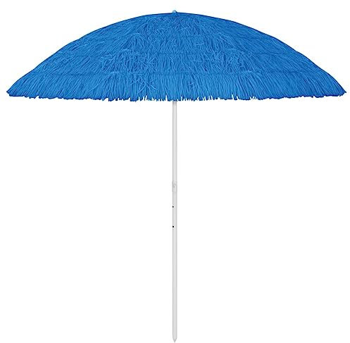 Générique Parasol de Plage Hawaii Bleu 300 cm,Parasols & voiles d'ombrage,5.1KG-314696
