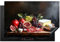 KitchenYeah© Protection Plaque Cuisson Deco Cuisine Cache Induction 80x52 cm Protège Pour Cuisiniere Protection Buvette - Nature Morte - Vintage