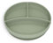 Suavinex, Assiette pour Bébé avec Ventouse, en Silicone avec Compartiments, Anti-Renversement, pour l'Alimentation Complémentaire et la DME, Compatible Lave-vaisselle et Micro-ondes, +6 Mois, Vert