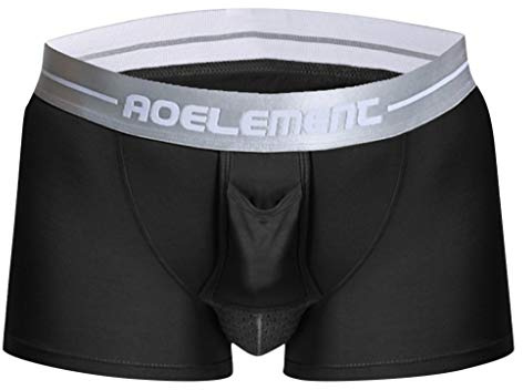 Generisch 2025 - Hodensack Kugel Unterhose Trennung Männer atmen Unterwäsche Physiologische Herrenunterwäsche 1 X (Black, L)