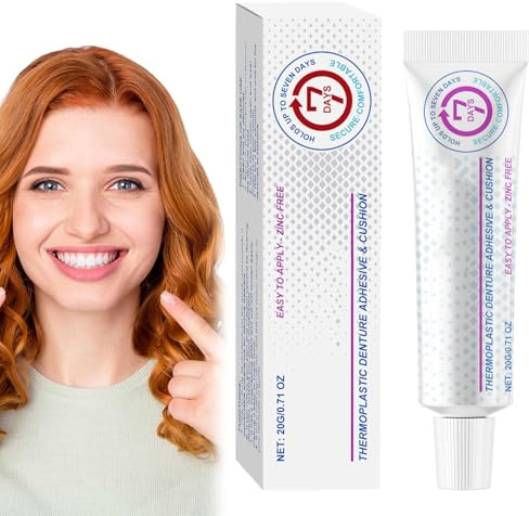 Dental Adhesive,Adhésif pour Prothèse Dentaire,Fixation Extra Forte,Colle Dentaire Extra Forte,Colle Adhésif pour Dentier,Adhésif Thermoplastique pour Prothèses Dentaires,Colle Forte pour Dents,20g