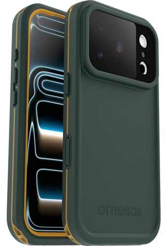 OtterBox FRĒ MagSafe Hülle für iPhone 17 Pro, Grün | Wasserdicht (IP68), stoßfest, schmutzabweisend, Hülle mit integriertem Displayschutz, 5x getestet nach Militärstandard