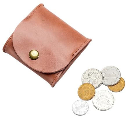 DHYUACN Münztasche Vintage-Geldbörse aus Rindsleder for Damen und Herren, Münzgeldbörse, Multifunktions-Kopfhörertasche, Mini-Geldbörse, Münztasche(Color 11)