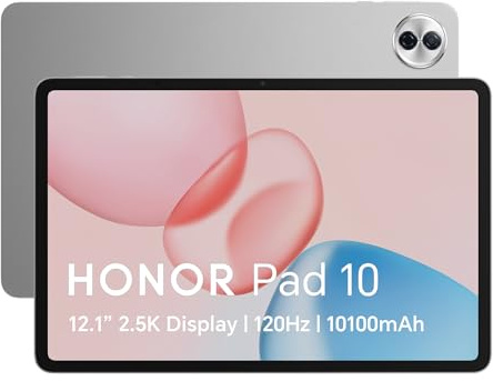 HONOR Pad 10,12.1 inches Wi-Fi Tablet, 120Hz 2.5K Eye Protection Display,10100mAh Battery, Snapdragon 7 Gen 3 Chipset,Android 15 (Renewed)